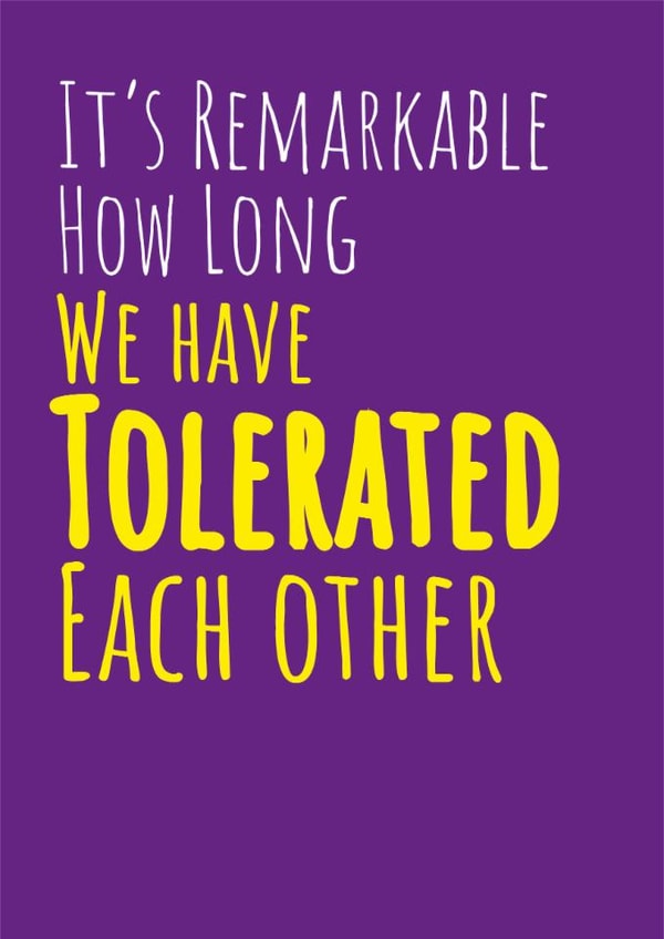 Anniversary? Sibling? Work Colleague? This card suits many created by Yeti Design