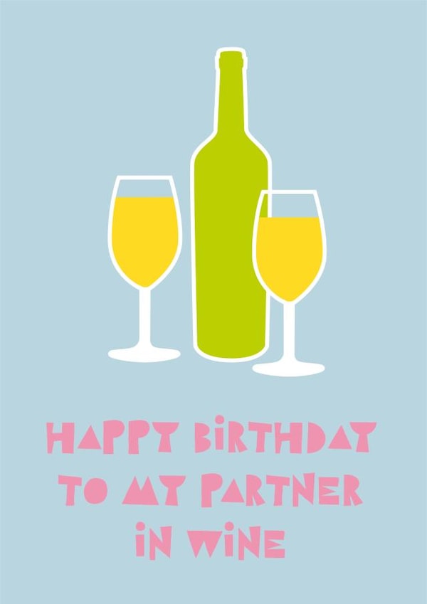 wine friend Birthday Card 11649 created by CD Design