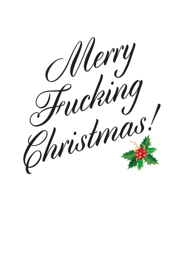 merry fucking Christmas Card 34160 created by Holy Flaps