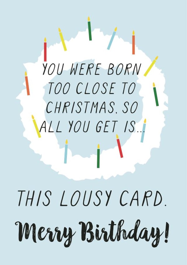 funny unisex Birthday Card 7580 created by Chelsey Adams