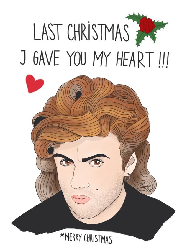 singer wham Christmas Card 26034 created by Kasia Cards