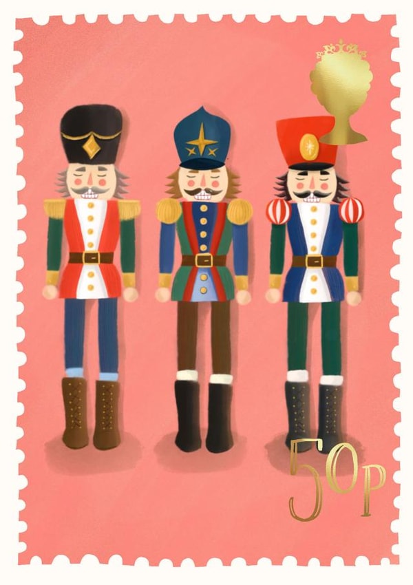 nutcracker xmas Christmas Card 4263 created by Claire Lefevre