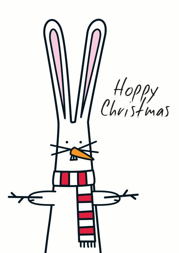 hoppy bunnies Christmas Card 27361 created by Hoppy Bunnies