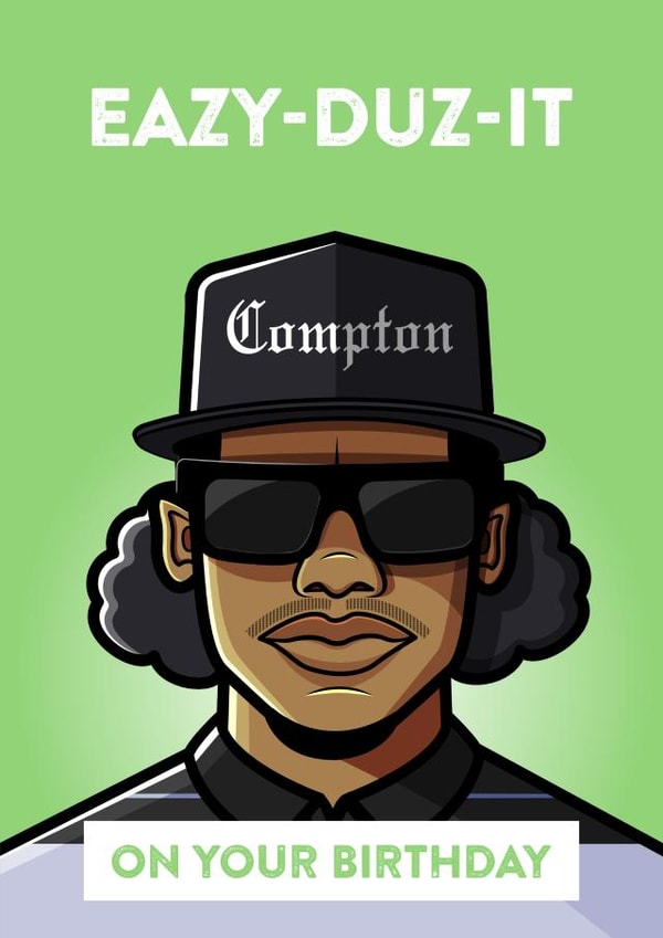 Eazy-duz-it on your birthday greetings card created by Diverse Pixels