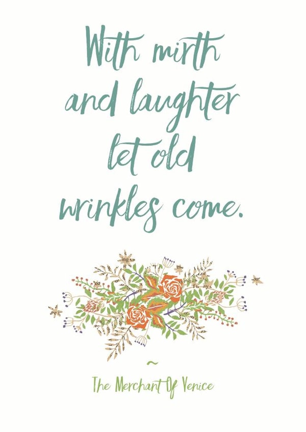 shakespeare themerchantofvenice Birthday Card 27779 created by Bookishly