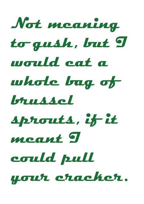 cheeky silly Christmas Card 33171 created by Fi Police