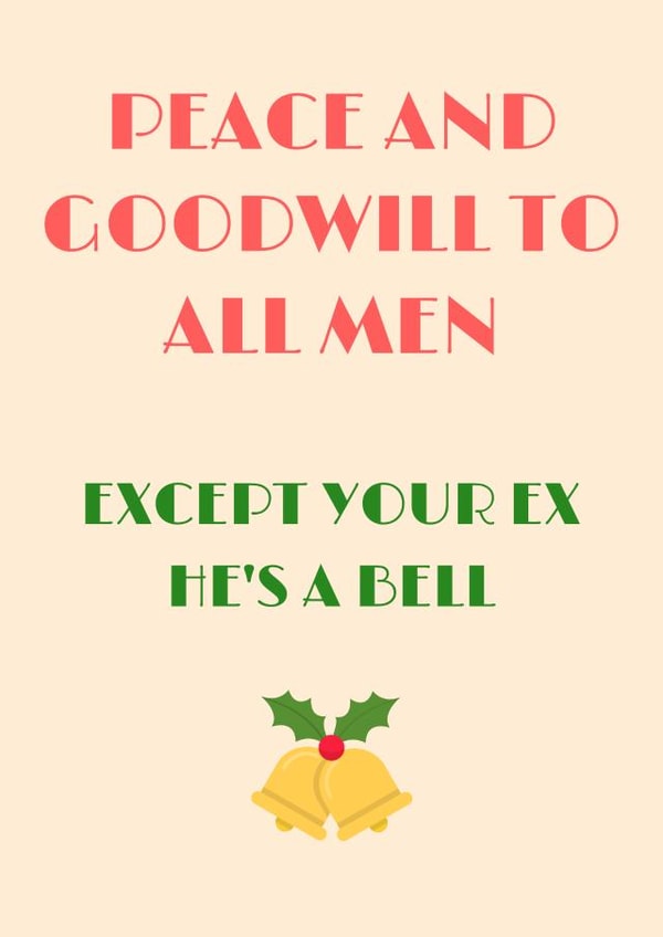 BELL RUDE Christmas Card 28731 created by Cards.Cards.Cards