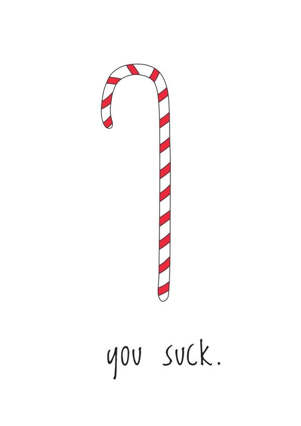 Cheeky Funny Christmas Card 29920 created by Lou La La