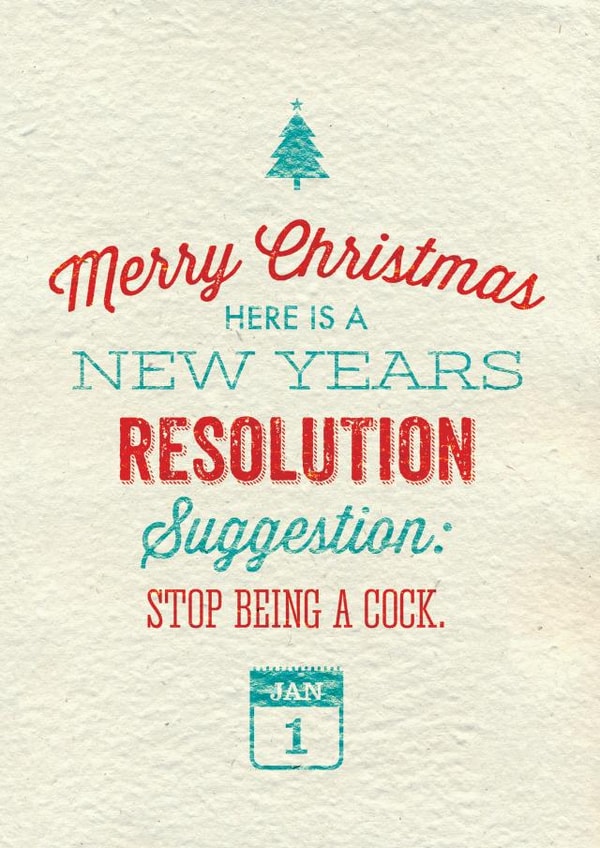 Merry xmas Christmas Card 12114 created by Brainbox Candy