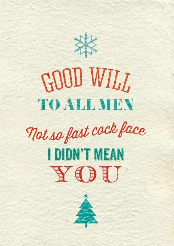 xmas festive Christmas Card 34489 created by Brainbox Candy