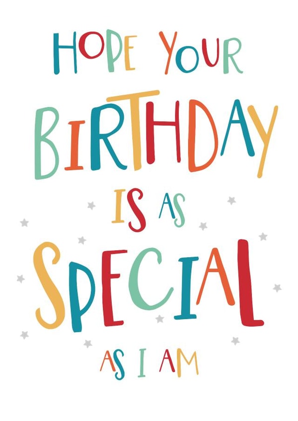 funny special Birthday Card 3842 created by Wink Design - Michelle Roberts