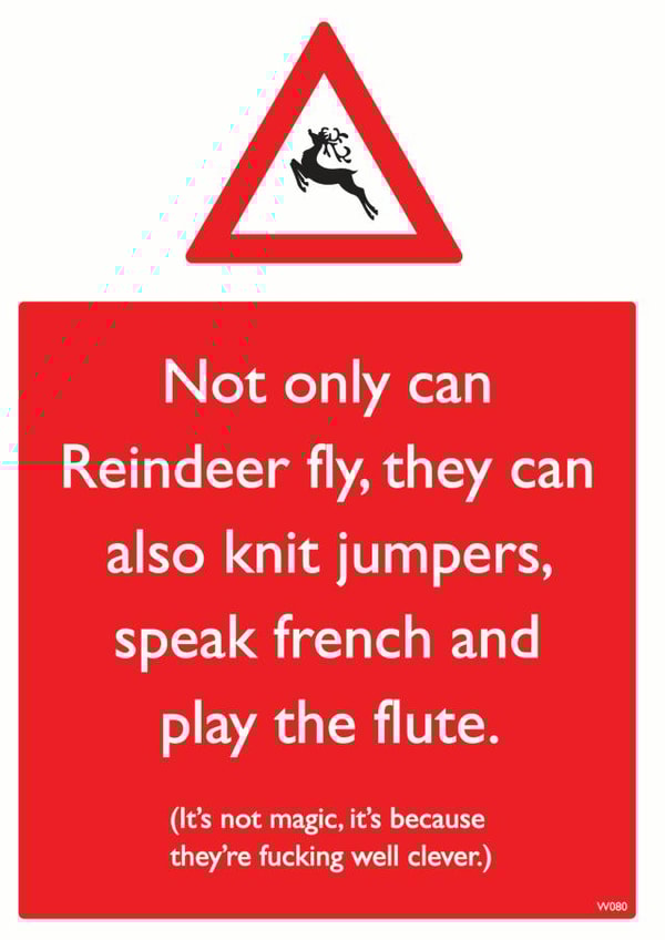 xmas festive Christmas Card 12117 created by Brainbox Candy