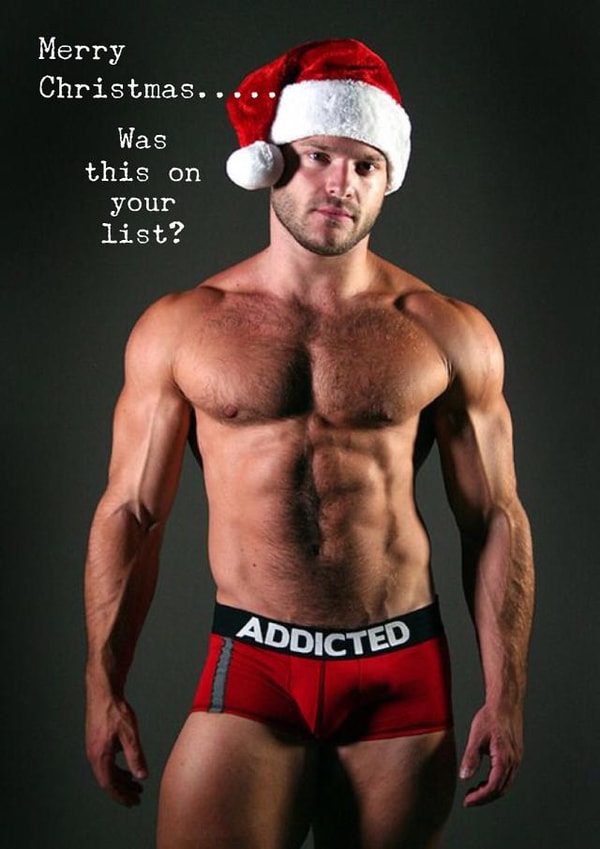 Female Adult Christmas Card 22090 created by Simon Baxendale