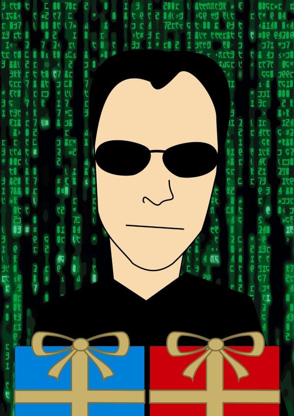 Christmas Matrix Card 34612 created by Colin Davies