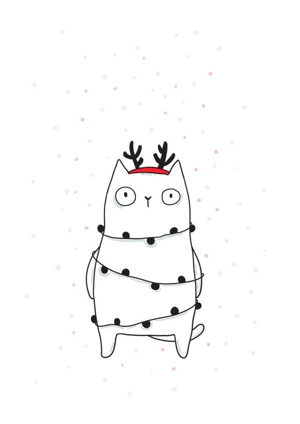 fat cat Card 22920 created by Anna Alekseeva