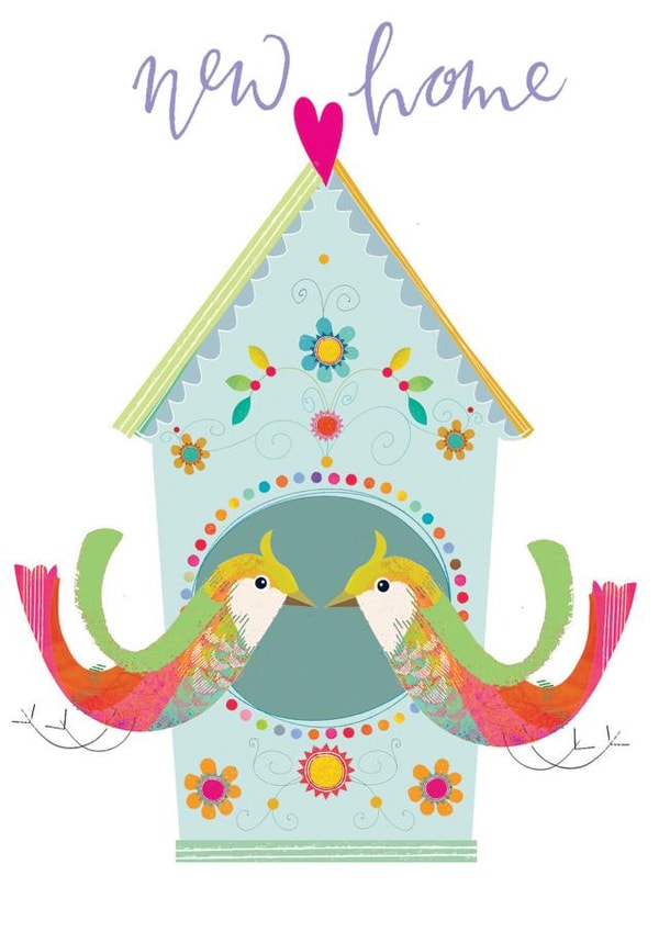 new home card - new home - birds - cute and sentimental created by Kali Stileman
