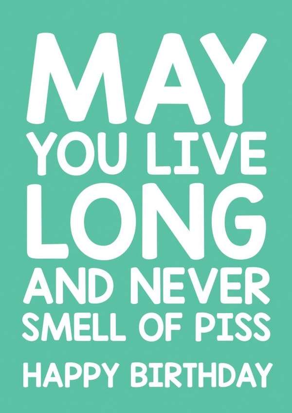 ADULT RUDE Birthday Card 8549 created by Thirty Mussels