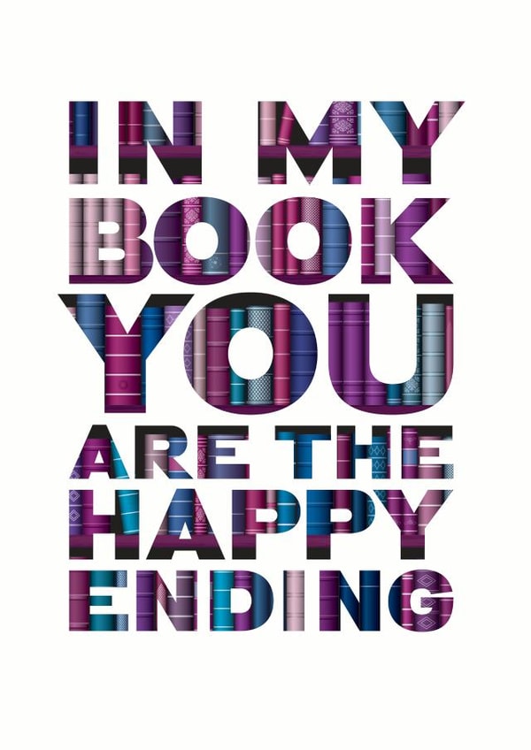 Happy Ending Valentines Day Card created by Fatchair Print
