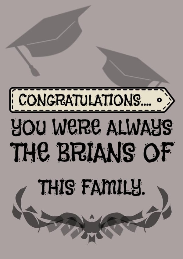 Male Female Graduation Card 12325 created by Nicky Bennett