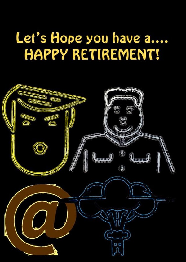 Retirement bestwishes Card 34896 created by Artyteeslondon