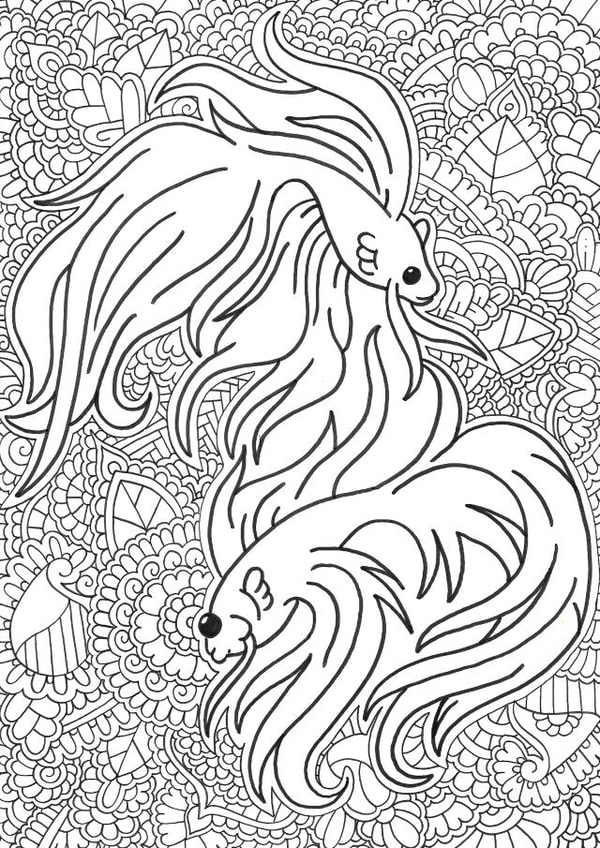 fish fighterfish Card 35160 created by Rebecca Sørensen