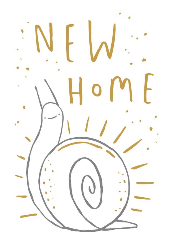 fun humour New Home Card 10193 created by Old English Company