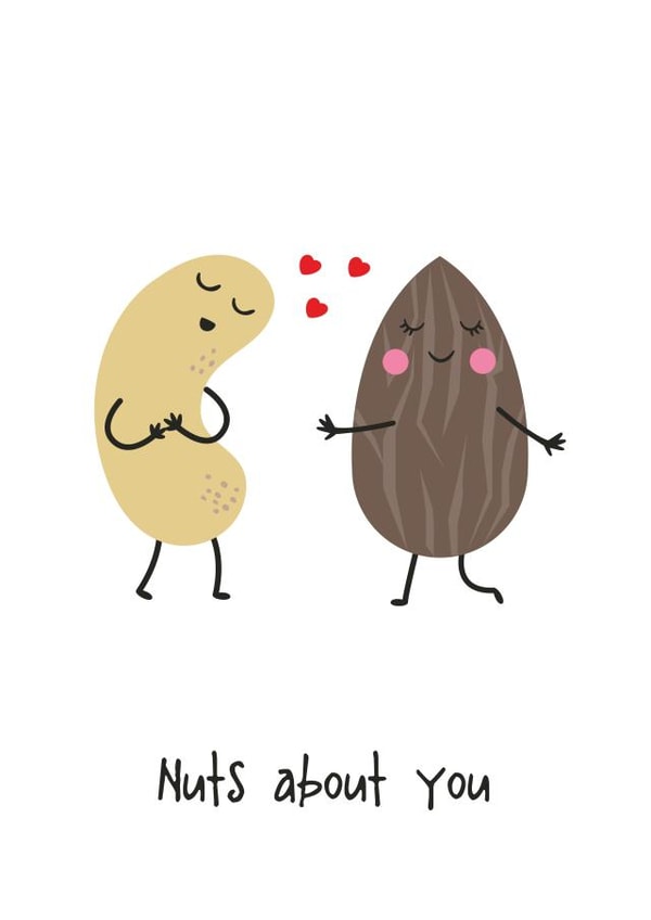 girlfriend funny Valentines Day Card 26650 created by Ink & Ocean