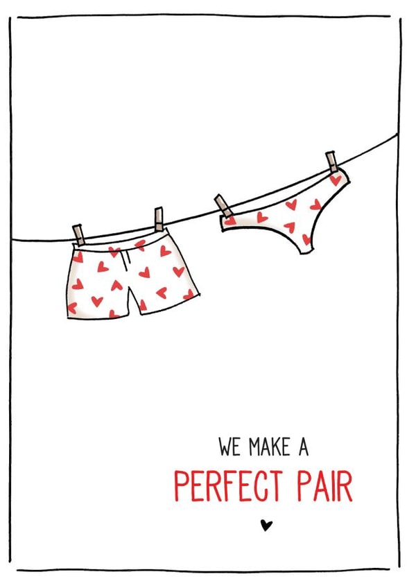 cheeky perfect Valentines Day Card 35458 created by Cloud 9 Design