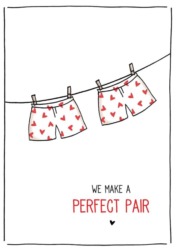 cheeky gay Valentines Day Card 35459 created by Cloud 9 Design