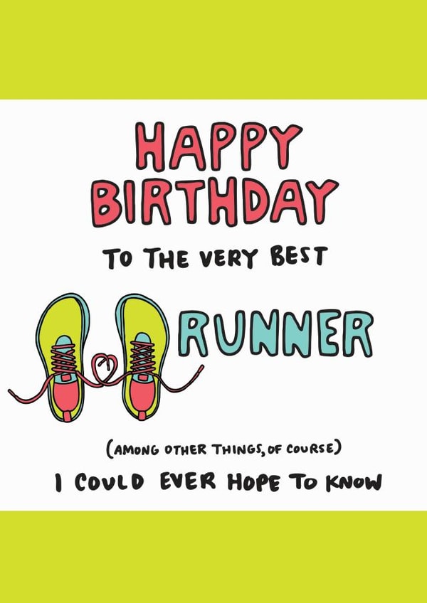 Happy Birthday Runner Card created by Angela Chick