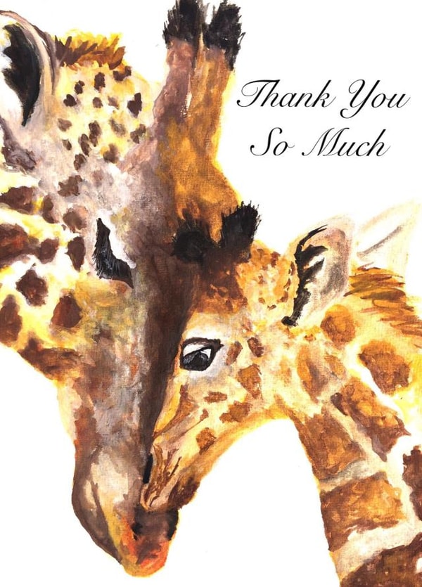 Female Adult Thank You Card 12175 created by Kit Sturgess