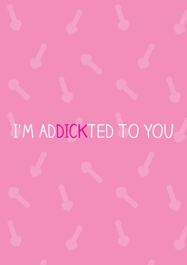 willy penis Valentines Day Card 28455 created by The Card Compony