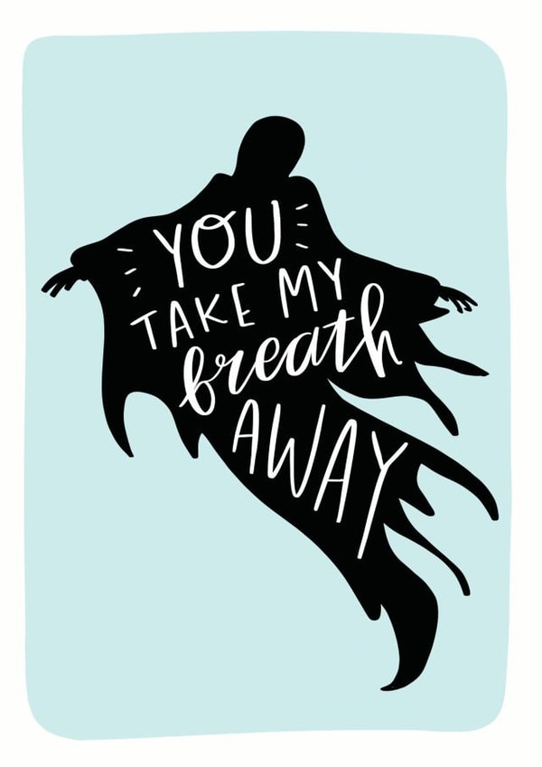 dementor funny Anniversary Card 10848 created by Nutmeg and Arlo