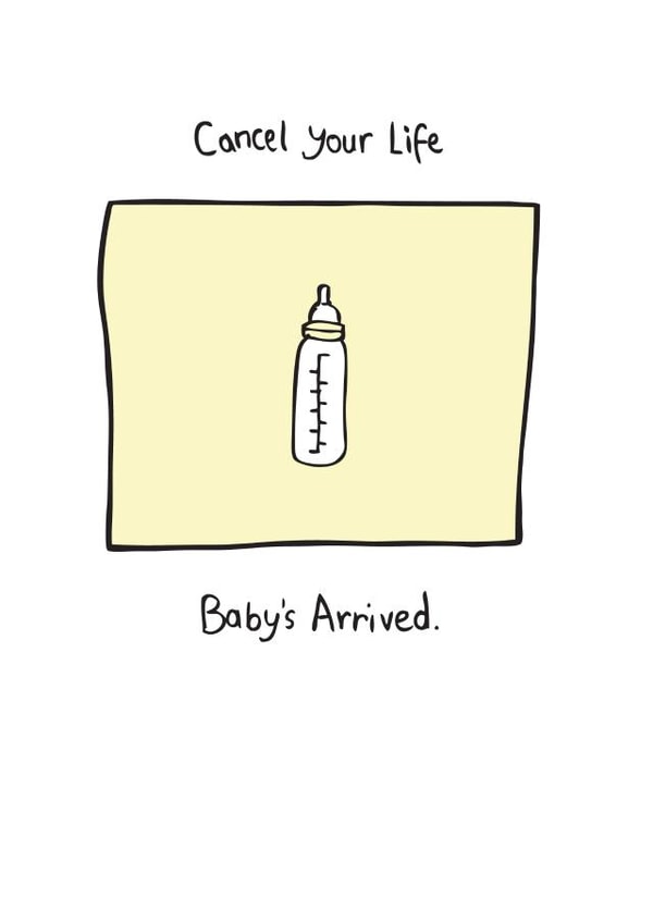 bottle parent New Baby Card 12756 created by Charlene Mitchell