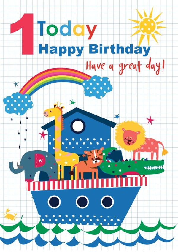 1 ark Birthday Card 12662 created by TillieMint