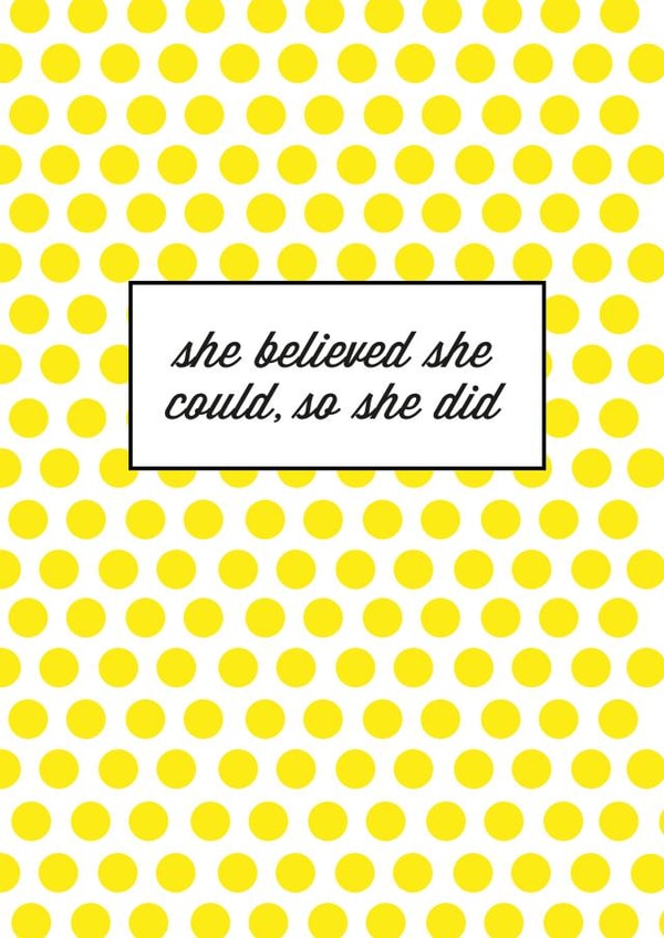 believe motivation Card 30943 created by Kirsty Alexander