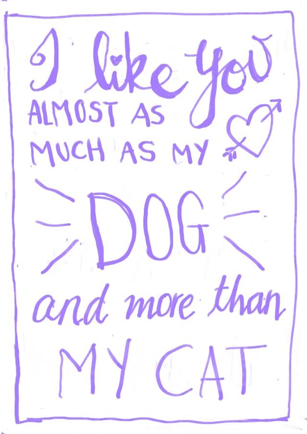 Valentine Valentines day Card 35892 created by PandaBlueCreations