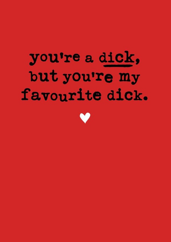 Rude Funny Valentine's Day Card created by Mrs Best Paper Co.