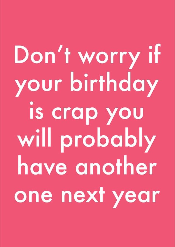 crap funny Birthday Card 12789 created by OBJECTABLES