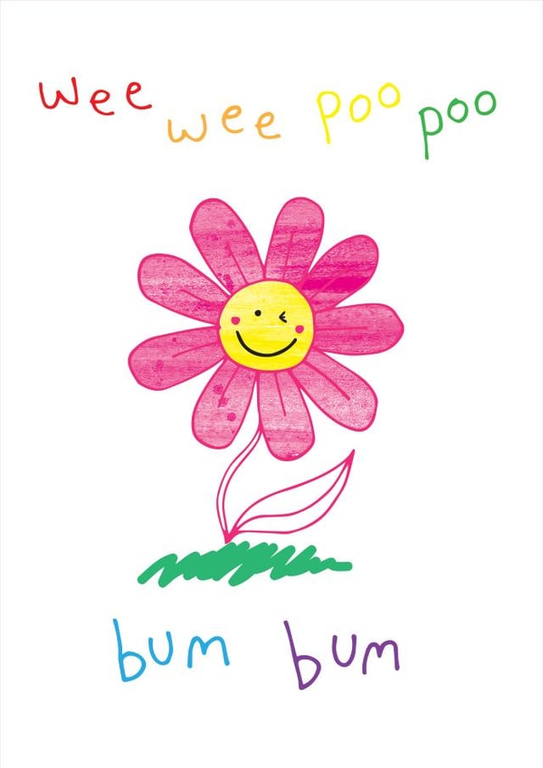 poo wee Birthday Card 12792 created by OBJECTABLES