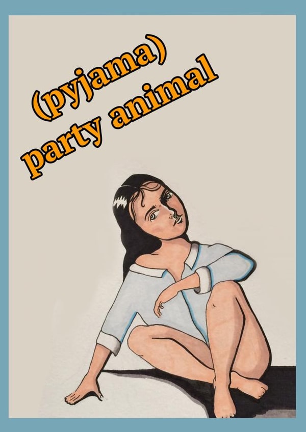 pyjama pajama Card 36079 created by Myrtle Munday