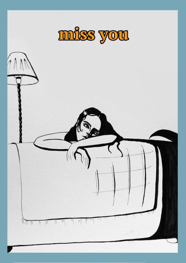 miss you Card 36081 created by Myrtle Munday