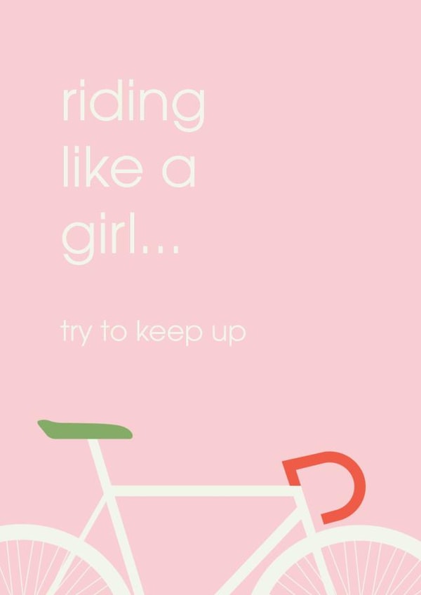 cyclist bikes Card 30970 created by Rudi & Co.