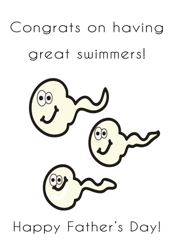 swimmers sperm Card 36241 created by Lindsey Best