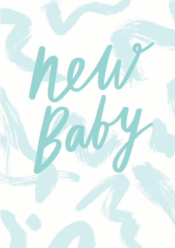 boy shower New Baby Card 11110 created by Sadler Jones