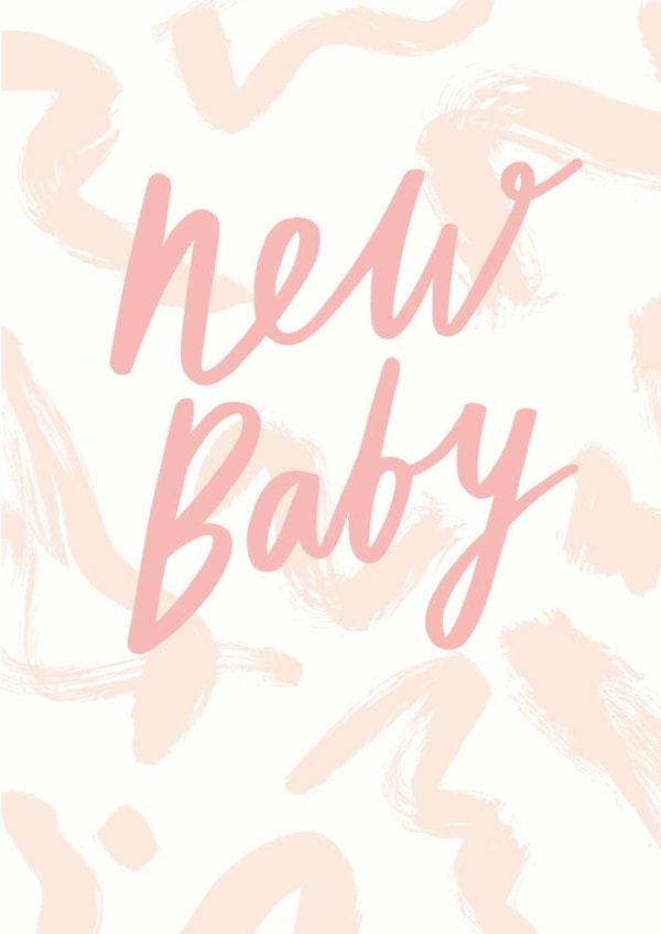 girl shower New Baby Card 11111 created by Sadler Jones