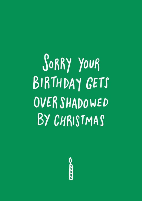 Overshadowed By Christmas created by Emily Strefford-Johnson