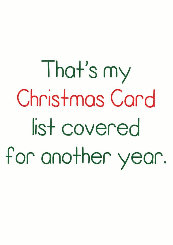 Christmas Covered Card 36127 created by Rubber John