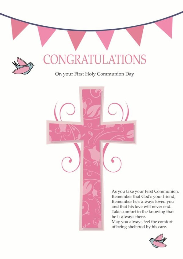 communion first Faith Card 12424 created by Lisa Marie Designs