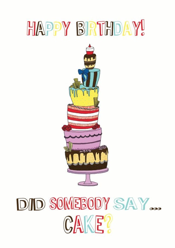 cakecard birthdaycard Card 35299 created by Lisa Marie Designs